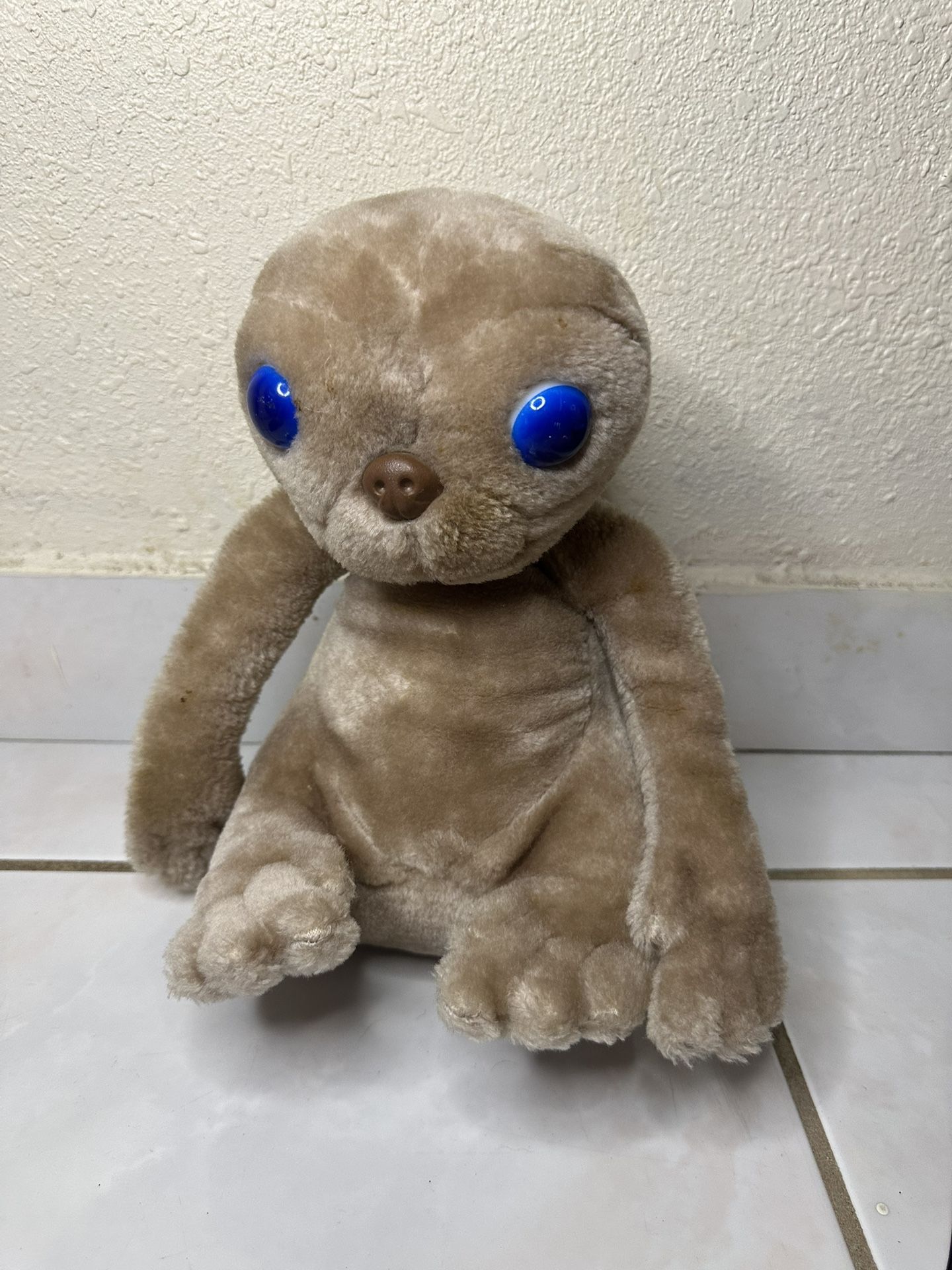 Vintage 1982 SHOWTIME Kamar 12" E.T. Extra Terrestrial Plush Stuffed Animal