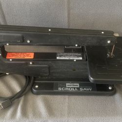 Vintage Sears Craftsman Scroll Saw Electric, Model (contact info removed)02, No Attachments 