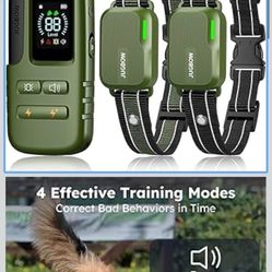 Jugbow Dog Shock Collar 2 Dogs (10-120Lbs) - 4200FT Dog Training Collar 
