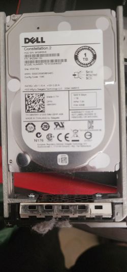 Dell Constellation hard drives 2.5 and 3.5