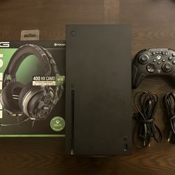 Xbox Series X 1TB Console Bundle - Turtle Beach Headset & Wired Controller