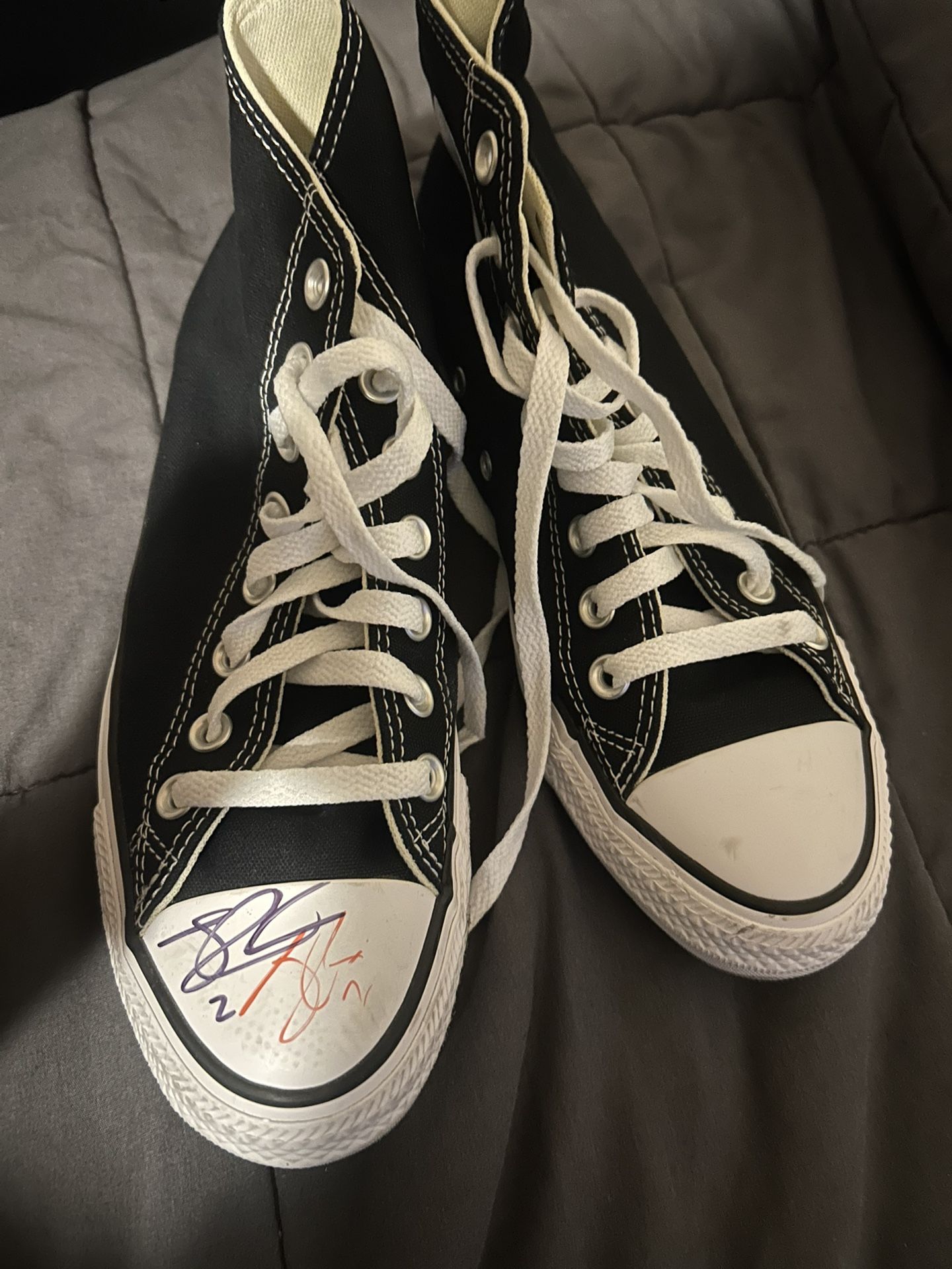 signed josh okogie suns converse