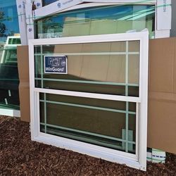 Brand New 52W x 48H PGT Impact Single Hung Window.
