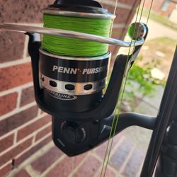 BRAND NEW PENN PERSUIT 2 COMBO FISHIN POLE AND FLOUTER HOOK