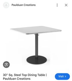 Restaurant grade tables. Excellent quality. 30x30 inch tops