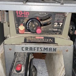 Old School Craftsman Table Saw 