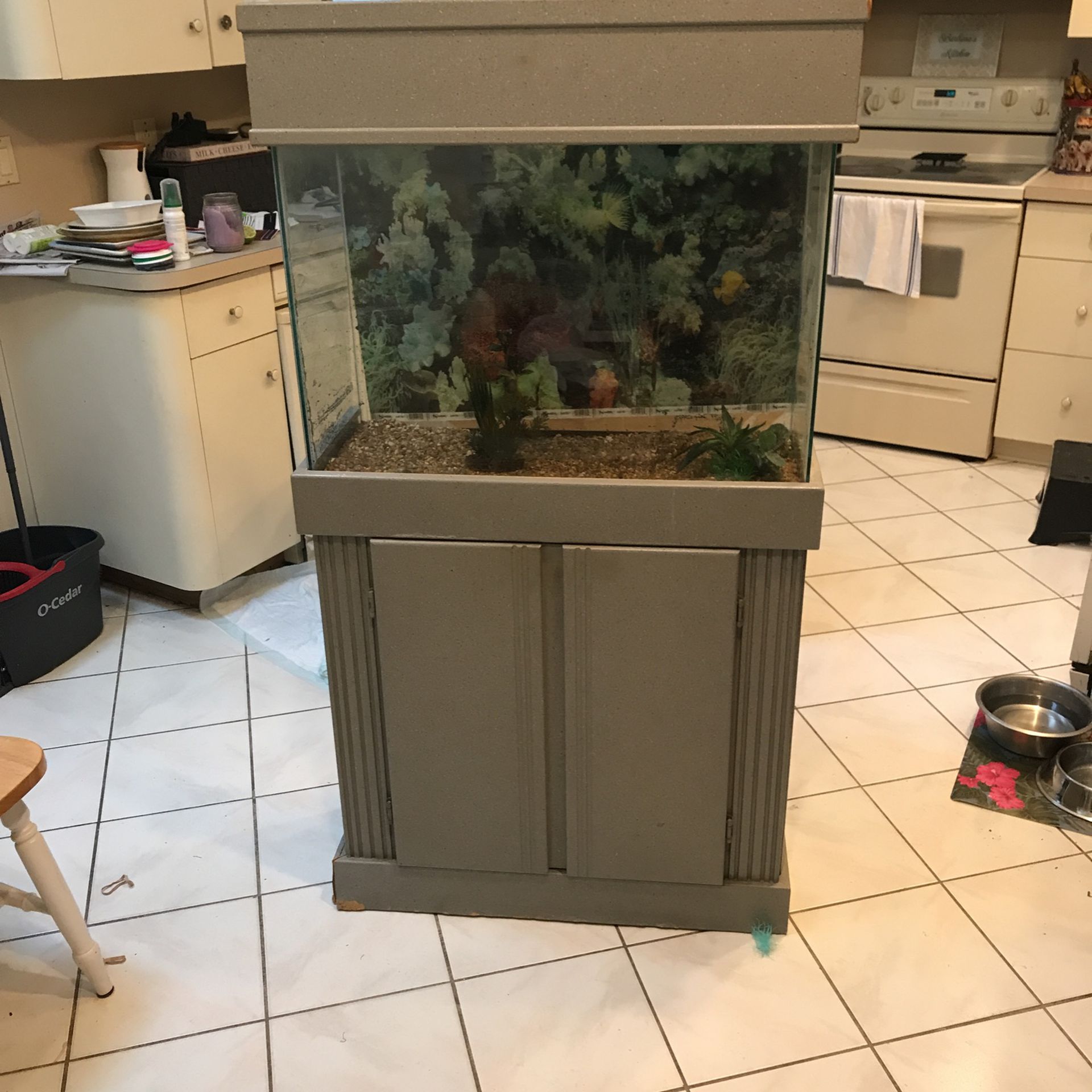 Fish Tank With Stand And Top