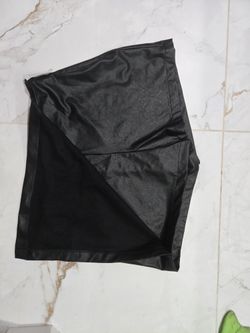  New Pleather Skort 