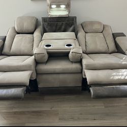 Leather Sofa Love Seat 