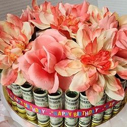 Happy Mothers Day Money Cake