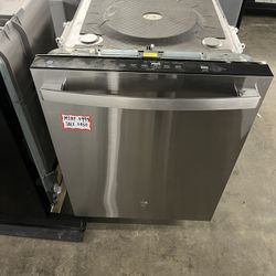 GE-‼️ 24 in. Built-In Stainless Steel ADA Top Control Tall Tub Dishwasher with Stainless Steel Tub