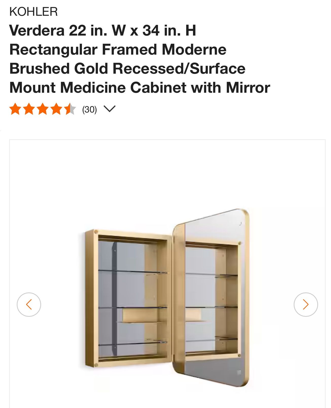 Kohler Medicine Cabinet