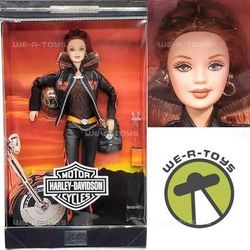 Harley Davidson Motorcycle Barbie Collector's Edition silver label #29207 Red Hair New In Box