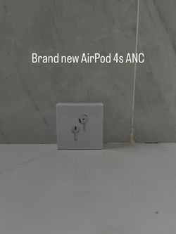 Brand new AirPod 4s with noise cancellation