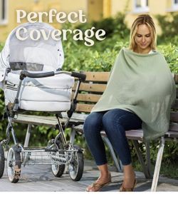 Muslin Breastfeeding Cover With Strap