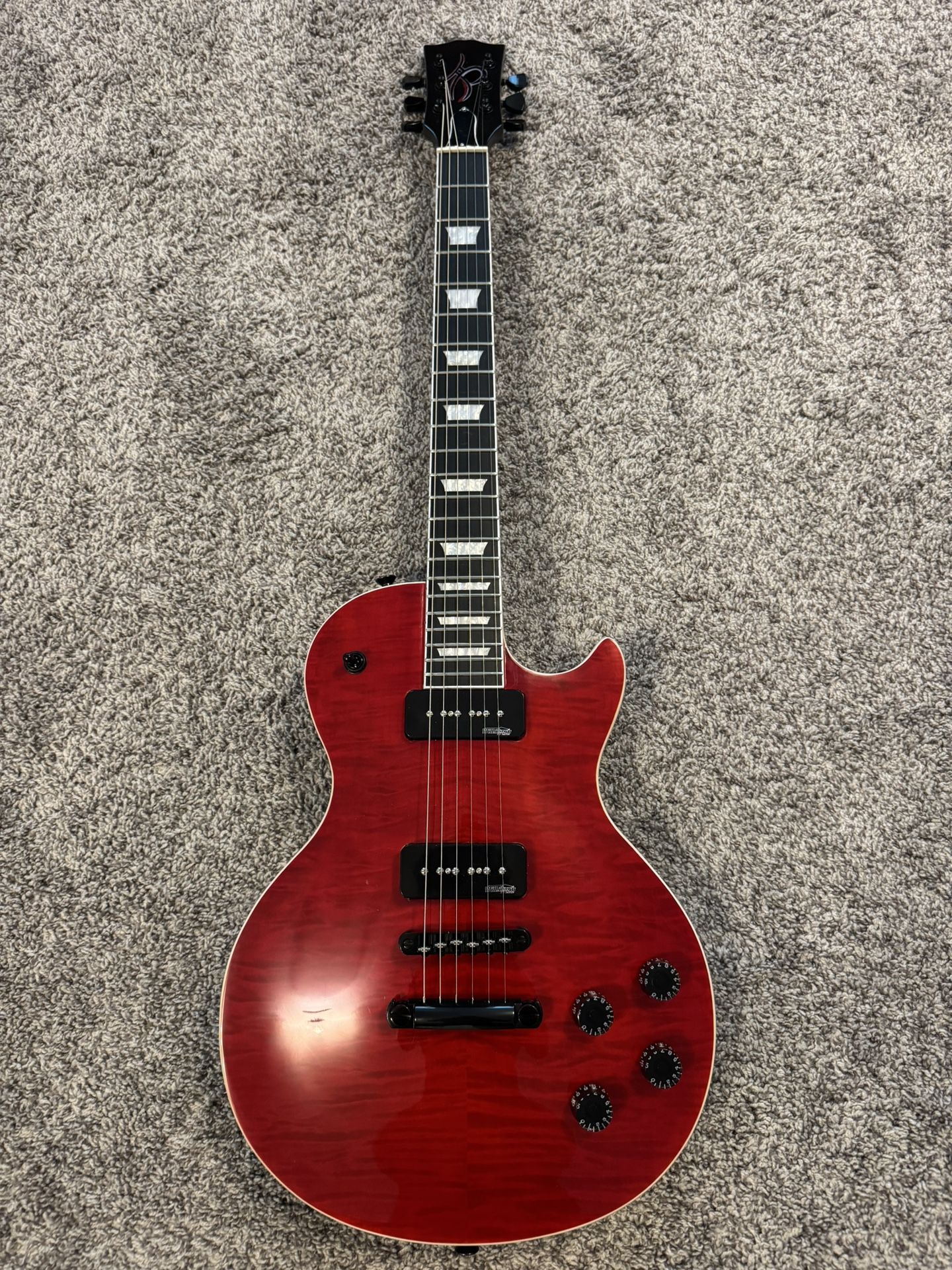Red Les Paul Copy w/ Upgrades