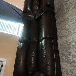 Leather Couch 