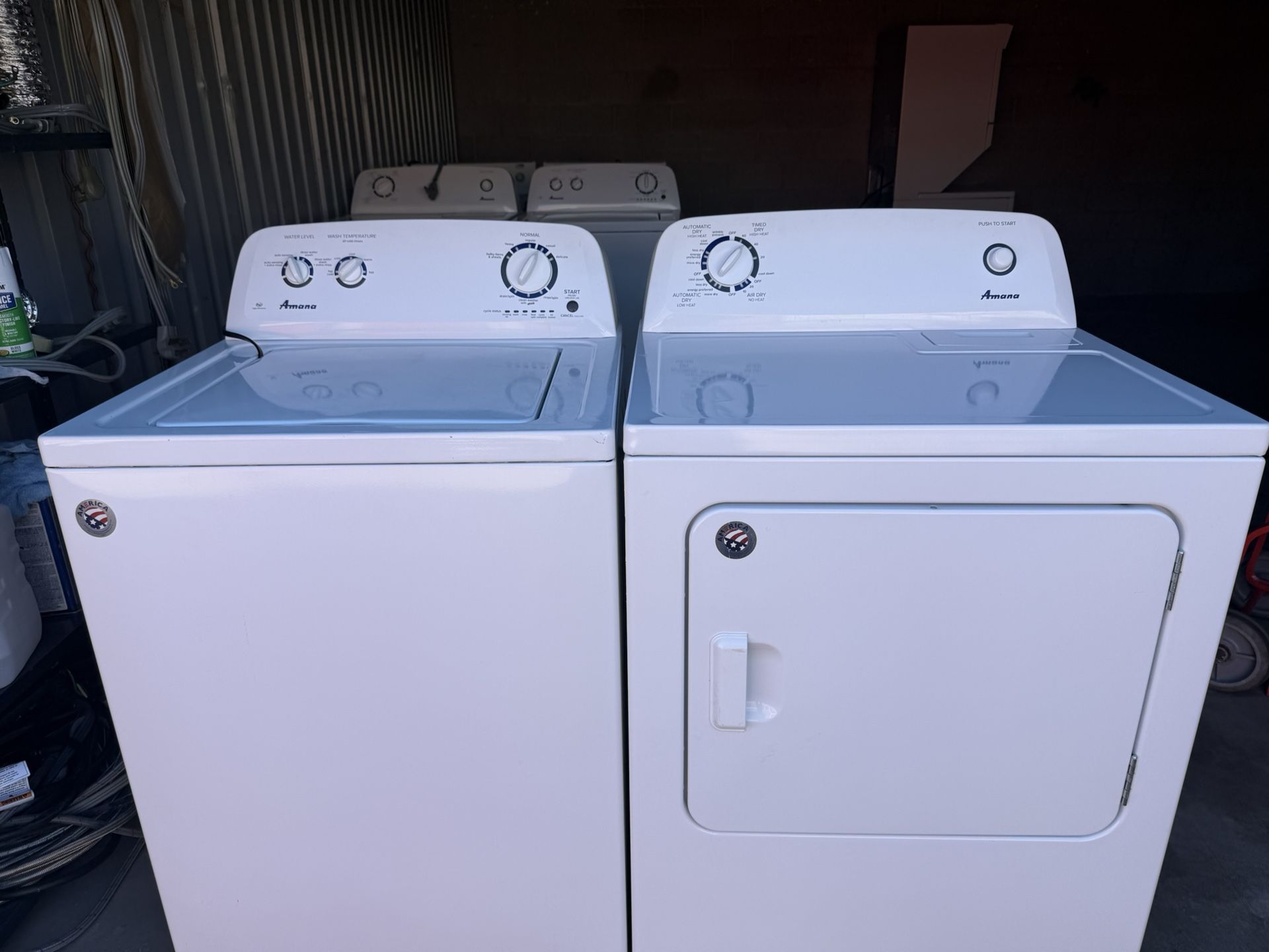 Amana Washer and electric dryer 