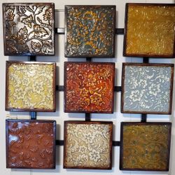 Metal Embossed Wall Art.  