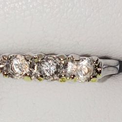Sterling Silver Cz Ring