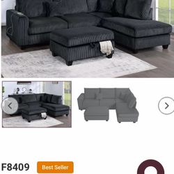 Sala De 3 Piesas. 3 - Pc Sectional. Brand New. 