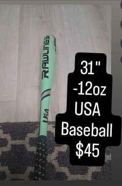 Rawlings Threat USA Baseball Bat 31" -12oz