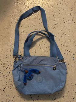 Kipling Blue Nylon Crossbody Shoulder Bag