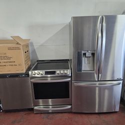 Stainless Steel Kitchen Appliances Set 