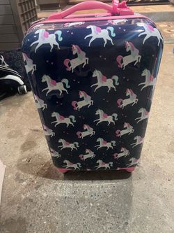 Kids unicorn luggage