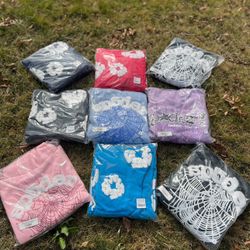 Spider hoodie And denim tear 