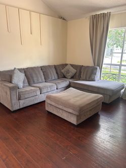 grey couch