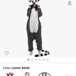 MADAGASCAR Adult Lemur Halloween/Dress-up Costumes