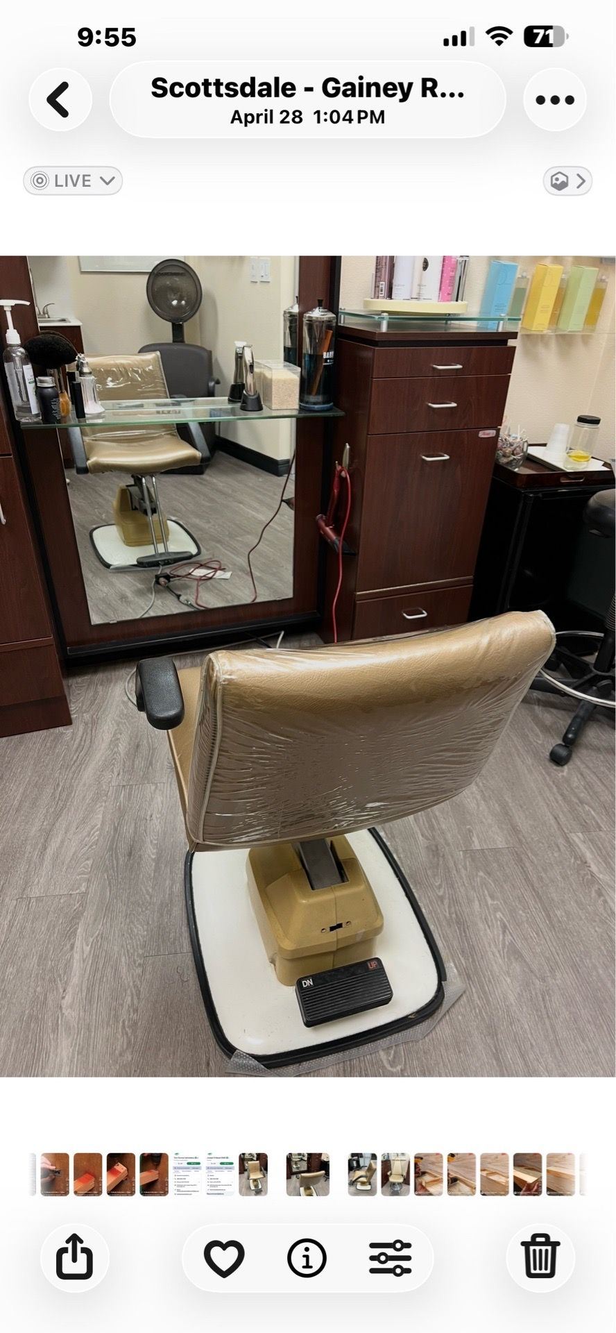 Electric Styling Chair