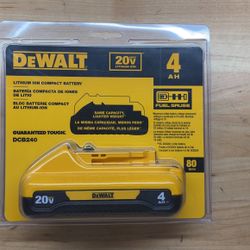 Dewalt DCB240 20 Volt 4AH Battery  