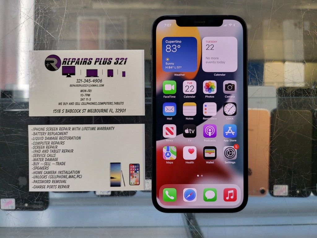 Unlocked Black iPhone 12 64gb