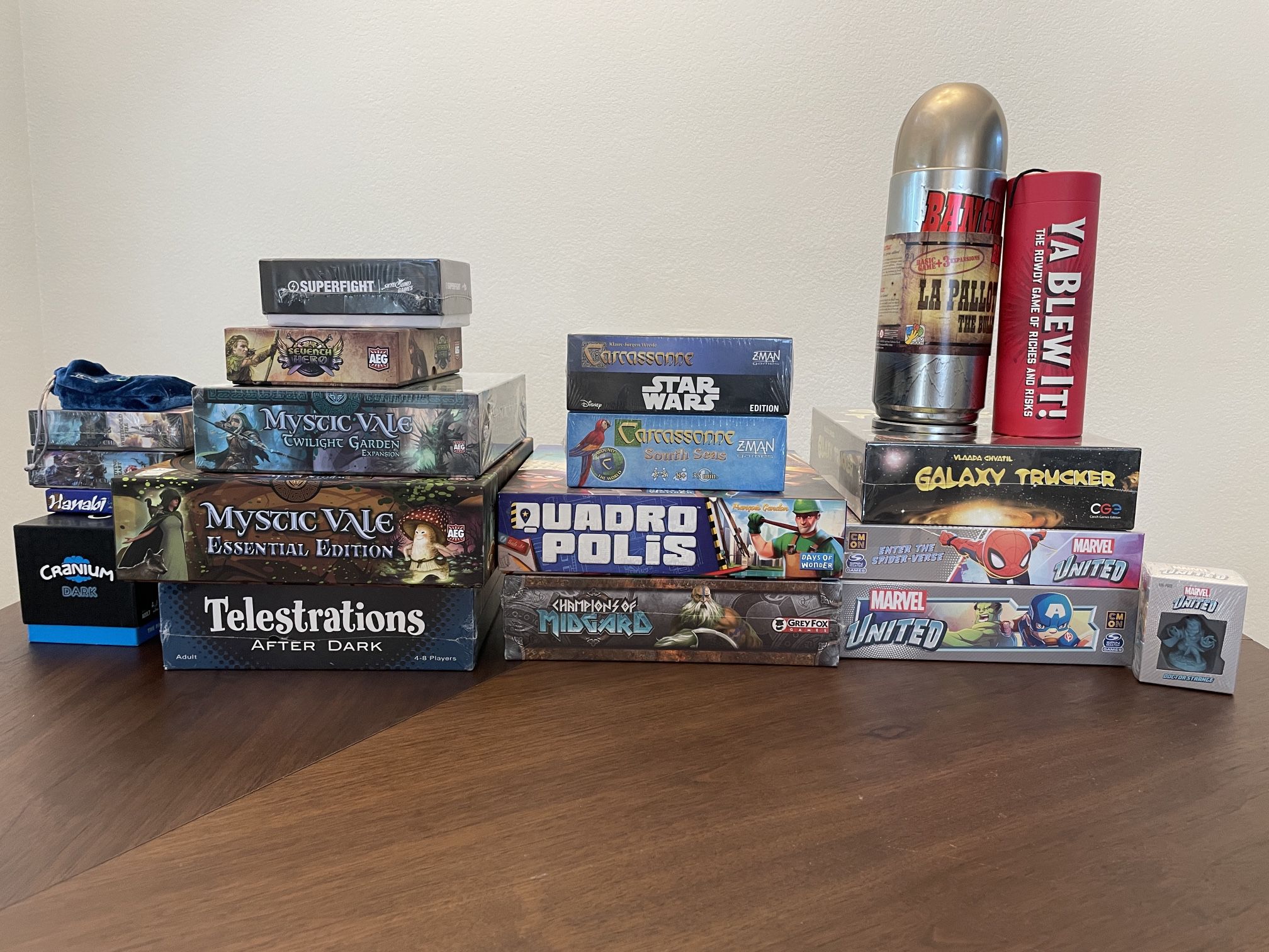 Lots of Board Games Gems Carcassonne Bang Galaxy Trucker More