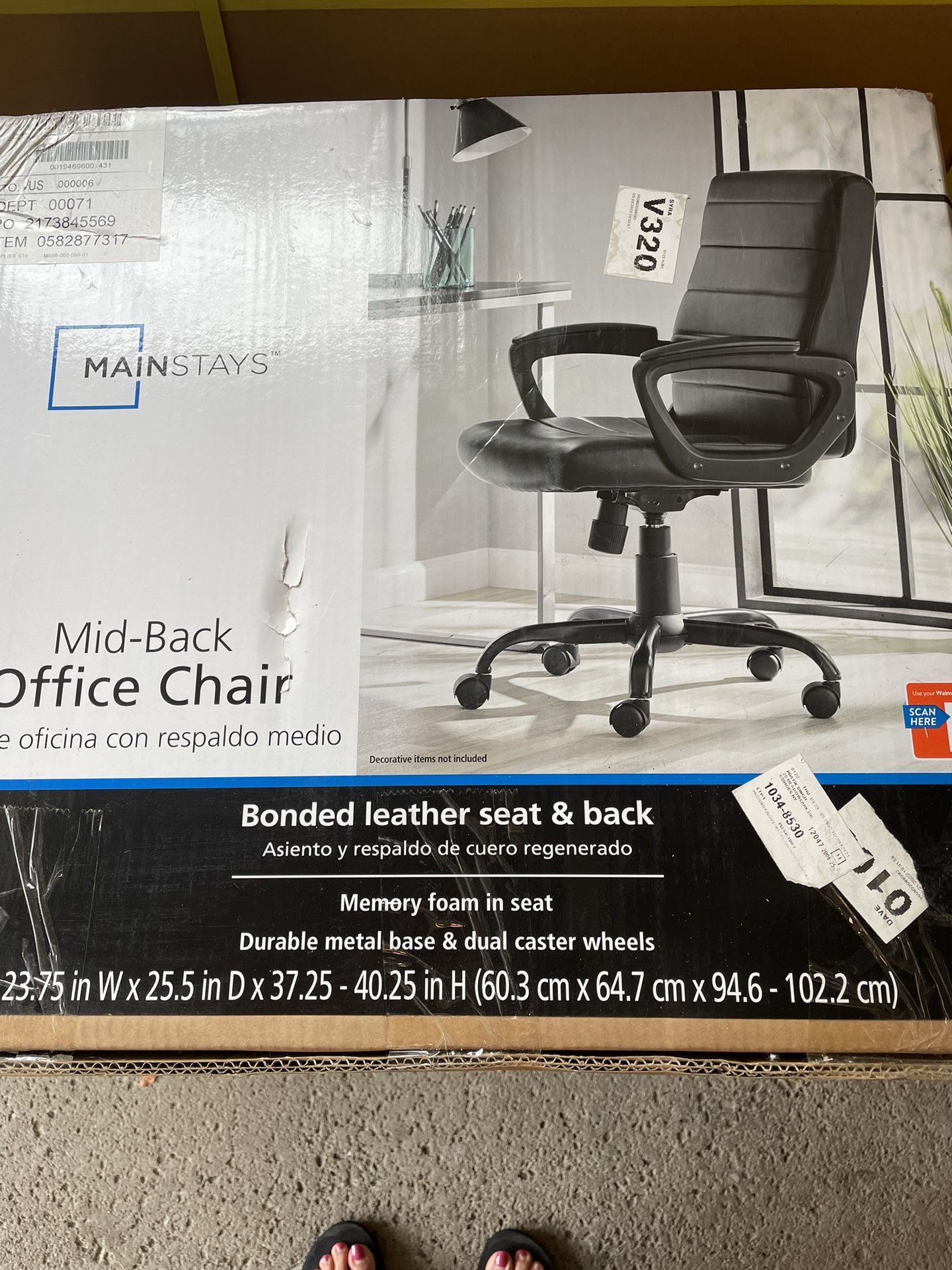 Mid Black Office Chair