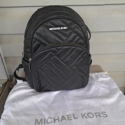 Michael Kors Quilted Leather Abbey Backpack