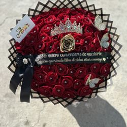Ramo Buchon Flower Roses Bouquet Rosas 