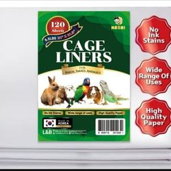 HA SHI Bird Cage Liner - 31" x 21.5", 5.5 lb - 120 Acid-Free Newsprint Sheets, Perfect for Packing, Pet Cages, Non-Toxic & Safe for Birds