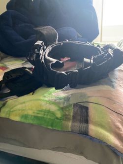 Black military utility belt