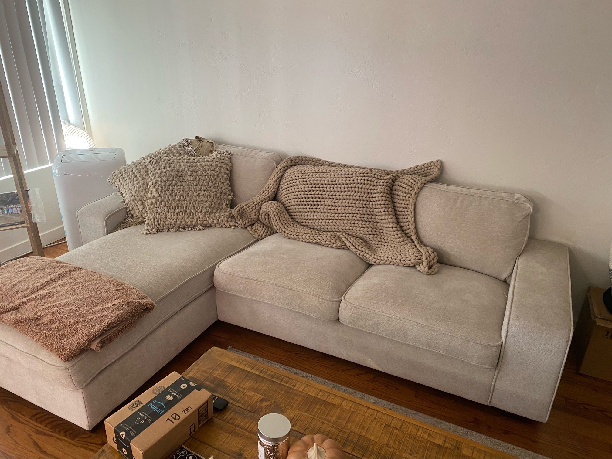 Cream Sectional Sofa
