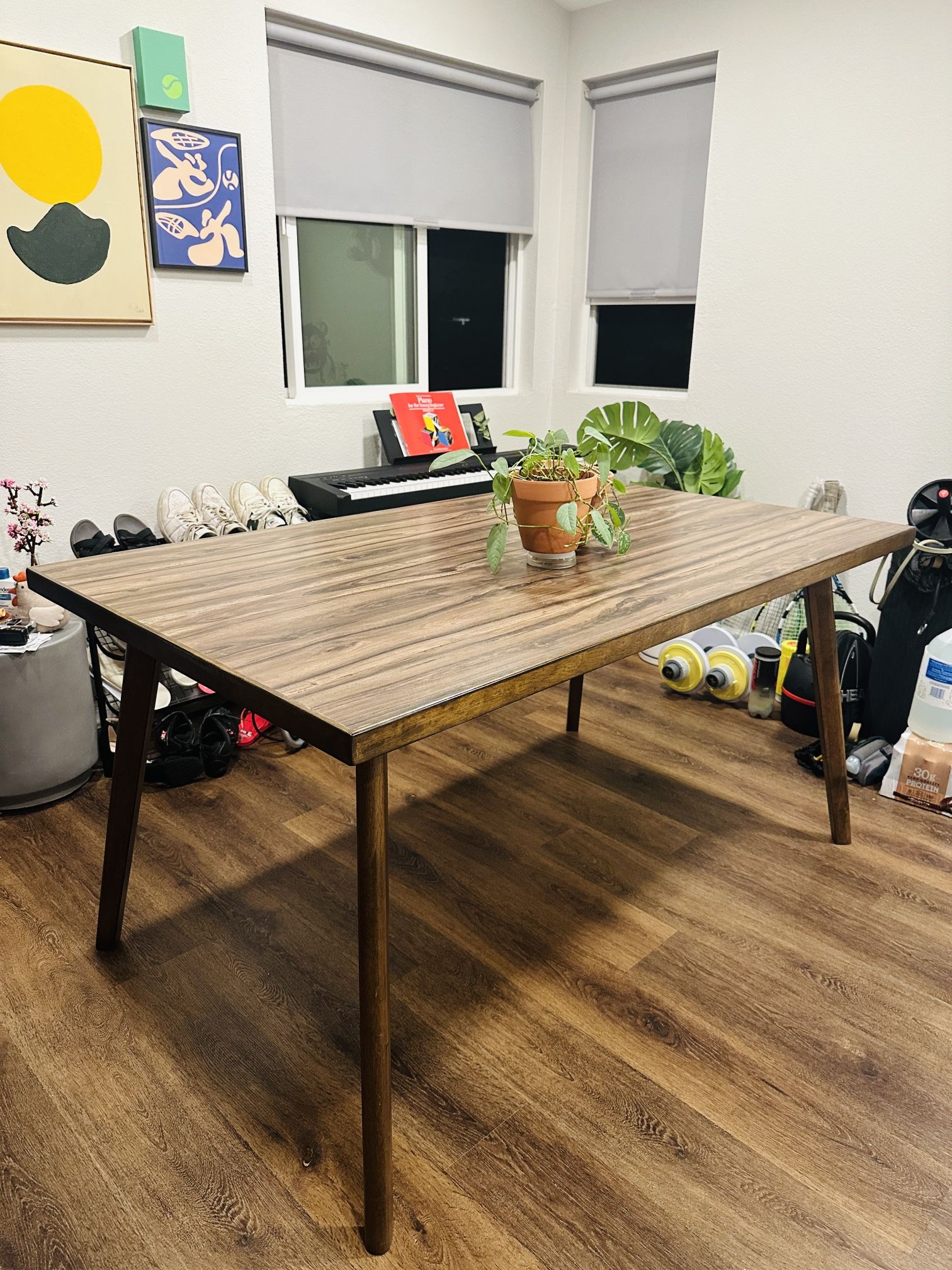 Dining Table Living Spaces Pike table $100