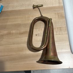 Military copper bugle