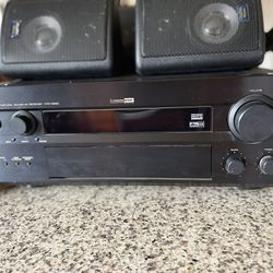 Yamaha receiver with speakers 