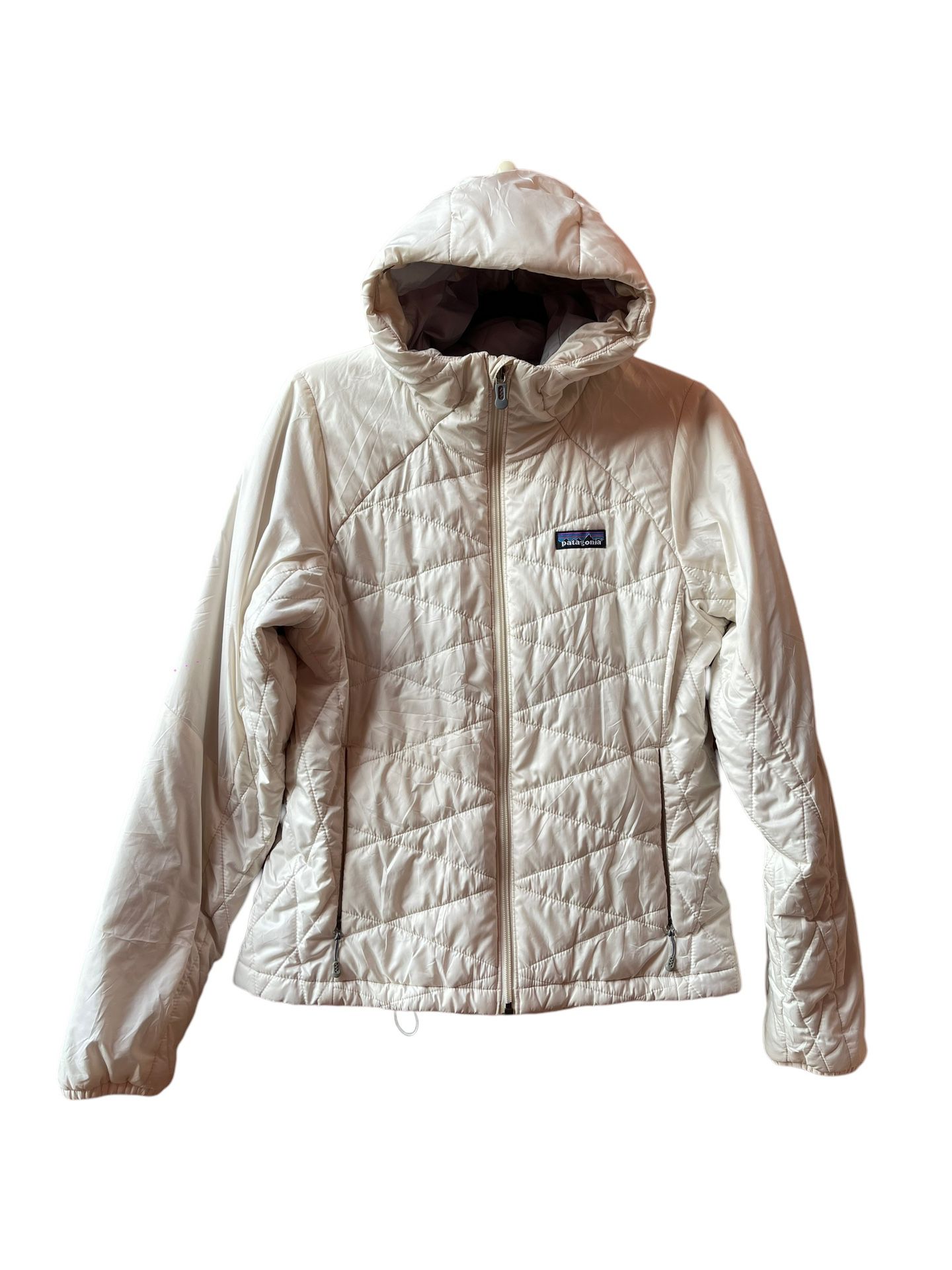 Patagonia Women's Nano Puff Jacket Full Zip White Primaloft Packable S