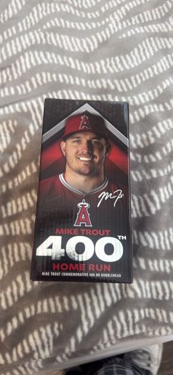 Mike Trout 400th Homerun bobble head
