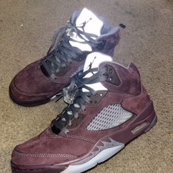 Jordan 5 Burgundy  9.5