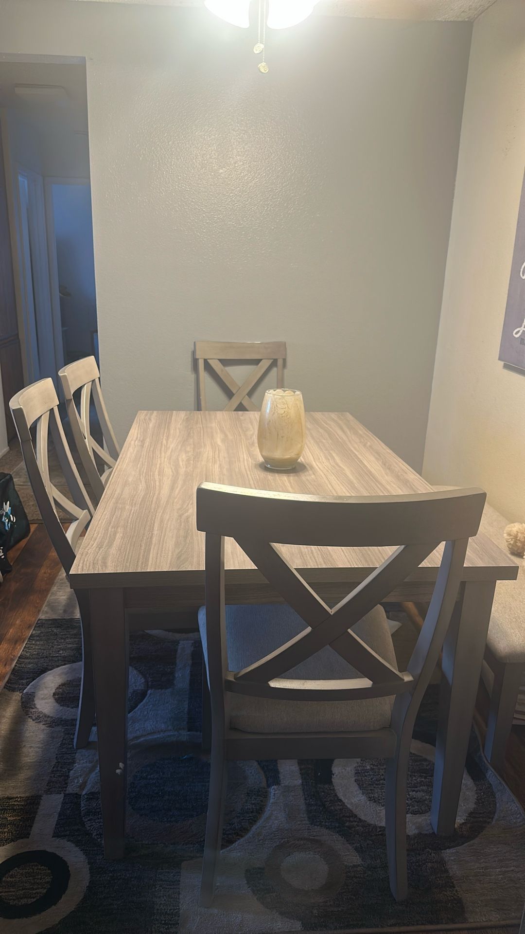 Moving :Leather Couch And Reclining Chair Grey