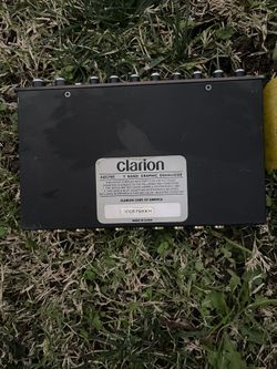 Clarion EQS746 7-band graphic equalize